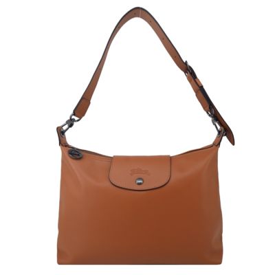 LONGCHAMP LE PLIAGE XTRA系列牛皮肩揹袋(中/腰果)