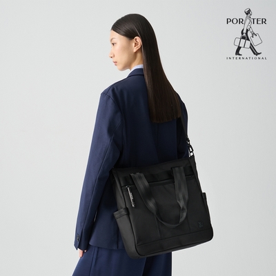 PORTER INTERNATIONAL - 自信經典NEW HEAT托特包 - 全黑