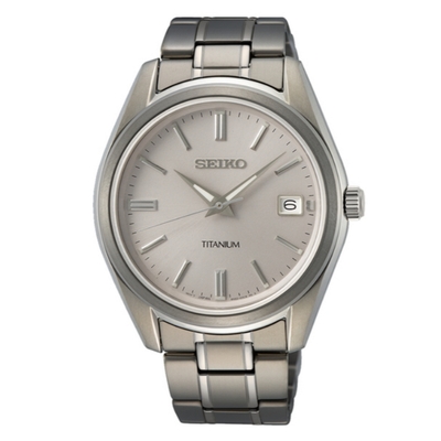 SEIKO精工 CS系列 經典簡約鈦金屬腕錶 錶 手錶 送禮 6N52-00B0S/SUR369P1