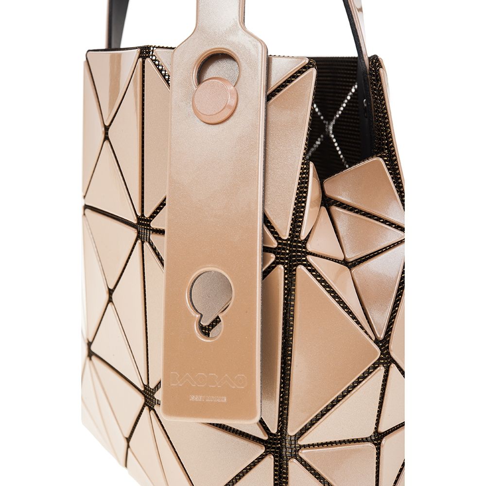 ISSEY MIYAKE 三宅一生BAOBAO 新款CARAT系列金屬材質3x3三角格手提包