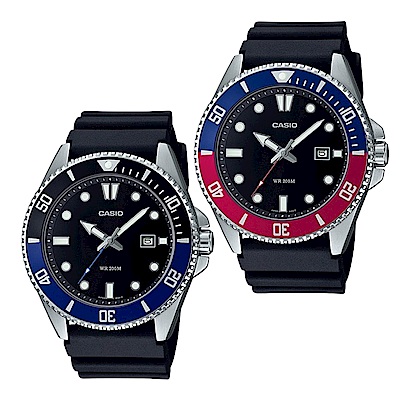 CASIO 槍魚II 水鬼風格運動休閒錶-(MDV-107系列)-水鬼進階版 / 考試錶