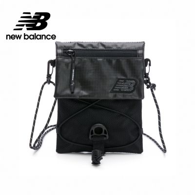 【New Balance】斜背帶隨身包_中性_灰黑色_LAB51534BK