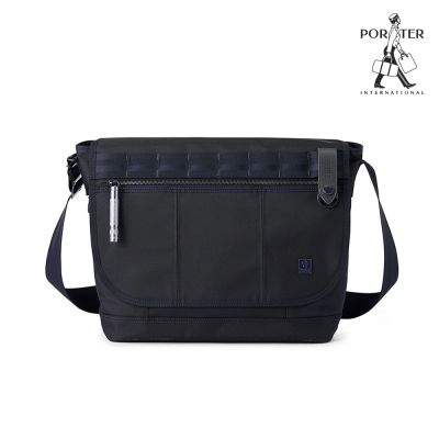 PORTER INTERNATIONAL - 自信經典NEW HEAT郵差包 - 深藍