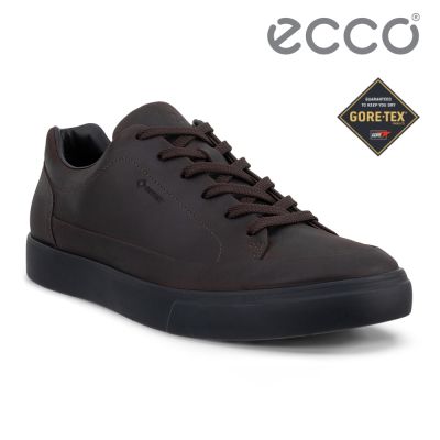 ECCO Soft 10 M 柔酷休閒經典防水休閒鞋 男鞋 摩卡棕