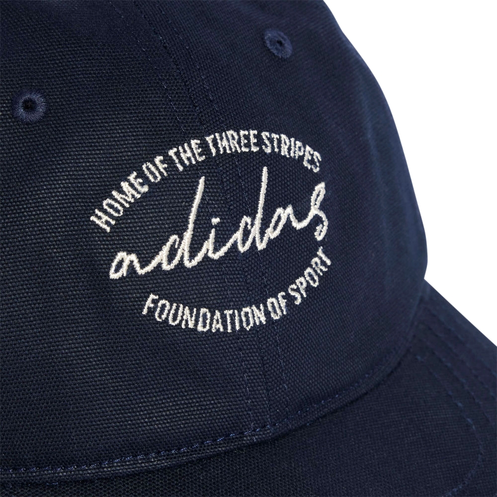 愛帽 7時間分 Adidas Dad Cap 深藍色鴨舌帽帽圍可調刺繡帽子老帽棒球帽IY7692 | 棒球