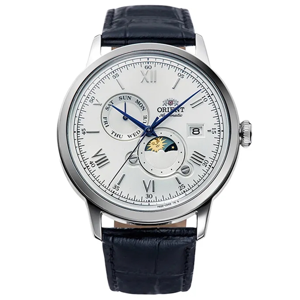 ORIENT 東方錶 SUN&MOON 日月相 機械腕錶 手錶 RA-AK0802S