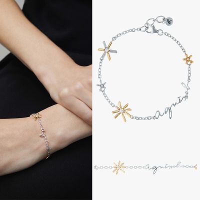 agnes b.bijoux 女款 925純銀 聖誕系列手環 銀色
