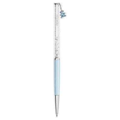 SWAROVSKI 施華洛世奇 Crystalline 泰迪熊吊飾水晶圓珠筆 夏日煥新提案 送禮推薦-黑色墨水 5732980