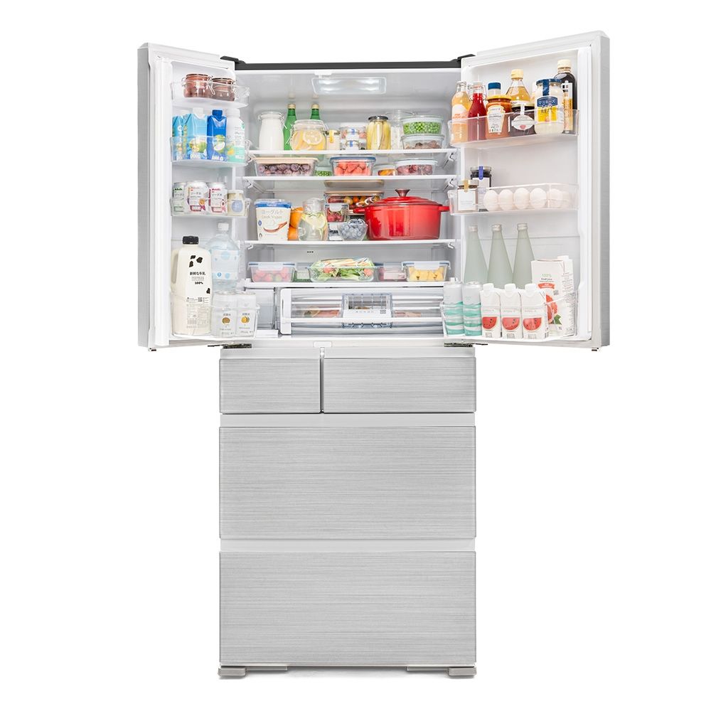 HITACHI日立610公升日製變頻六門冰箱RTSF62WJ_SL流光銀 product lightbox image 3