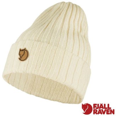 【Fjallraven 】Byron 100% 美麗諾羊毛保暖帽/ 77388-113 粉筆白