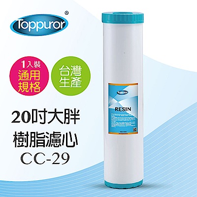 Toppuror泰浦樂 CC-29 濾芯專為淨水器設計，臺灣原廠製造，適用5公升以上容量，提供高效淨水過濾。公司貨新品，確保品質無虞，適閤家庭日常使用，提升飲水安全與健康。