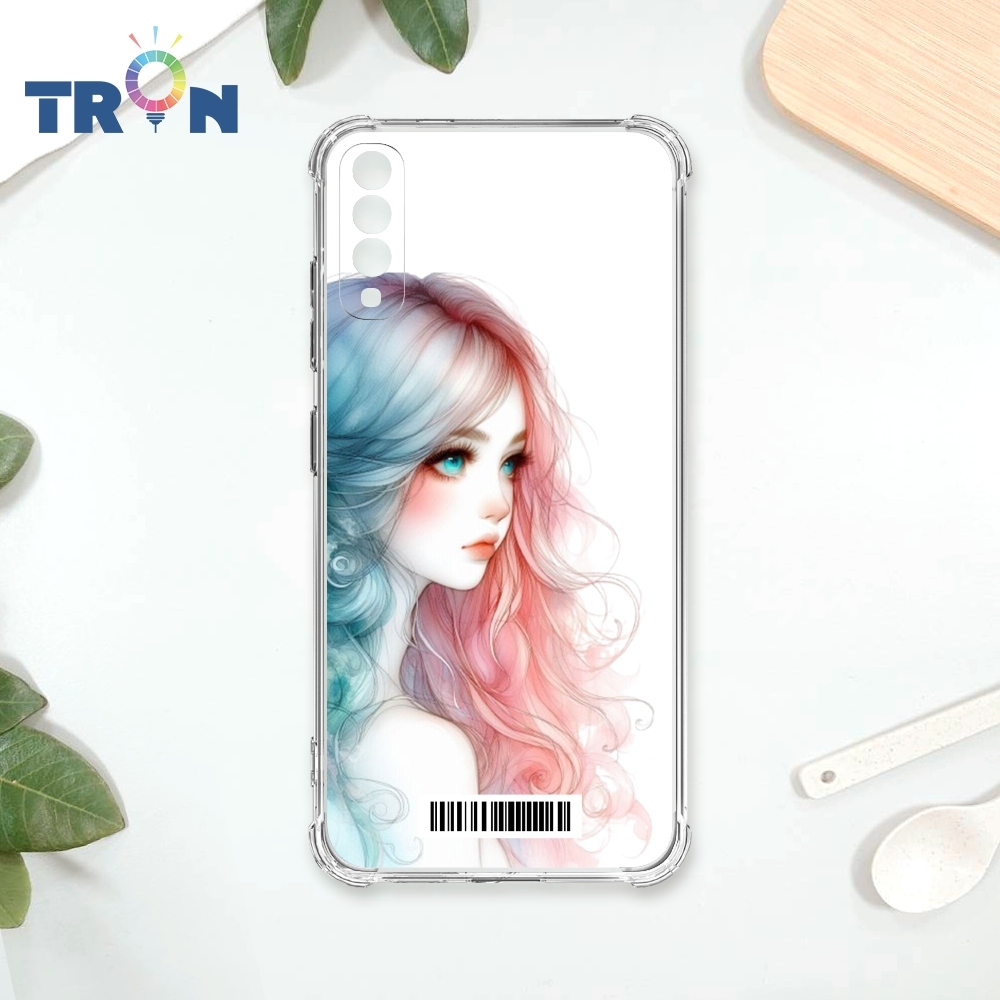 TRON 三星 A70 不愛笑的女孩 四角防摔載具殼 軟殼 手機殼
