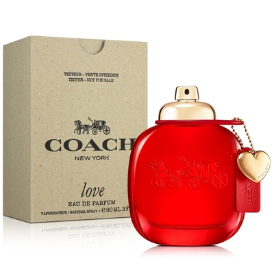 COACH 時尚戀紅女性淡香精90ml-Tester