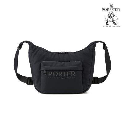 PORTER INTERNATIONAL - 潛行探索DIVE斜背包(S) - 黑
