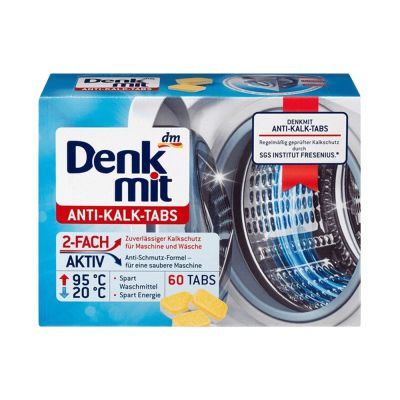 德國 Denkmit 超強效洗衣槽清潔錠 15gx60錠(1盒)