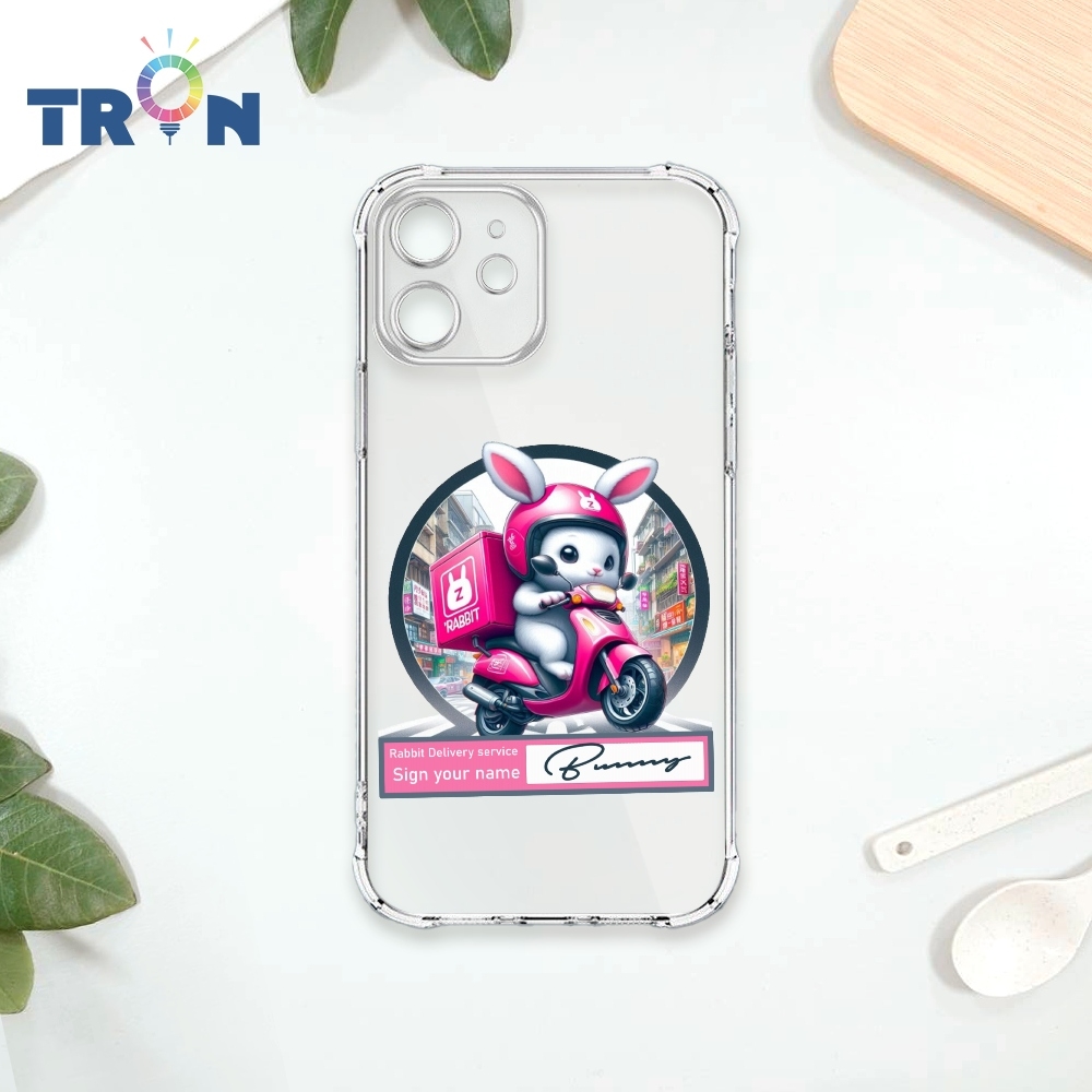 TRON IPhone 12 MINI 小動物外送員使命必達 四角防摔 軟殼 手機殼