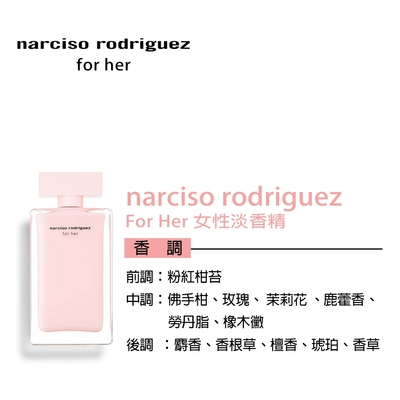 Narciso Rodriguez For Her 女性淡香精30ml | 香水/香精/香膏| Yahoo