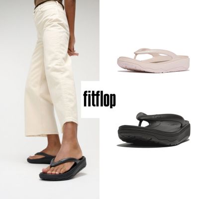 【FitFlop】RELIEF 金屬色舒壓夾腳涼鞋-女(多色)