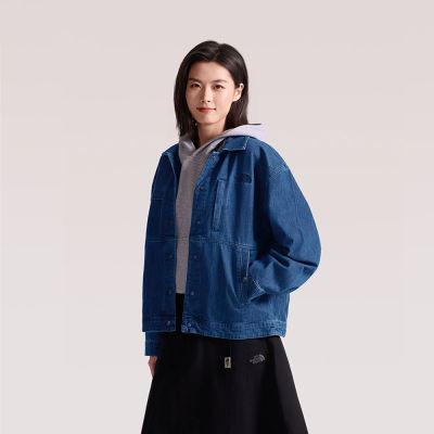 The North Face W DENIM JACKET - AP 女 牛仔外套 NF0A8FZSDG4