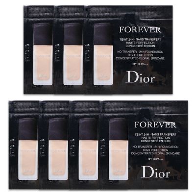 Dior 迪奧 超完美持久柔霧粉底液 #0N / #1N / #2N 0.7ml x 7入組 PP包 試用包 旅行小樣 - 多款任選
