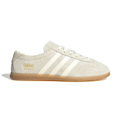 Adidas GAZELLE LO PRO W 女鞋 淺奶茶色 薄底鞋 滑板 德訓鞋 復古 運動 休閒鞋 IH6933