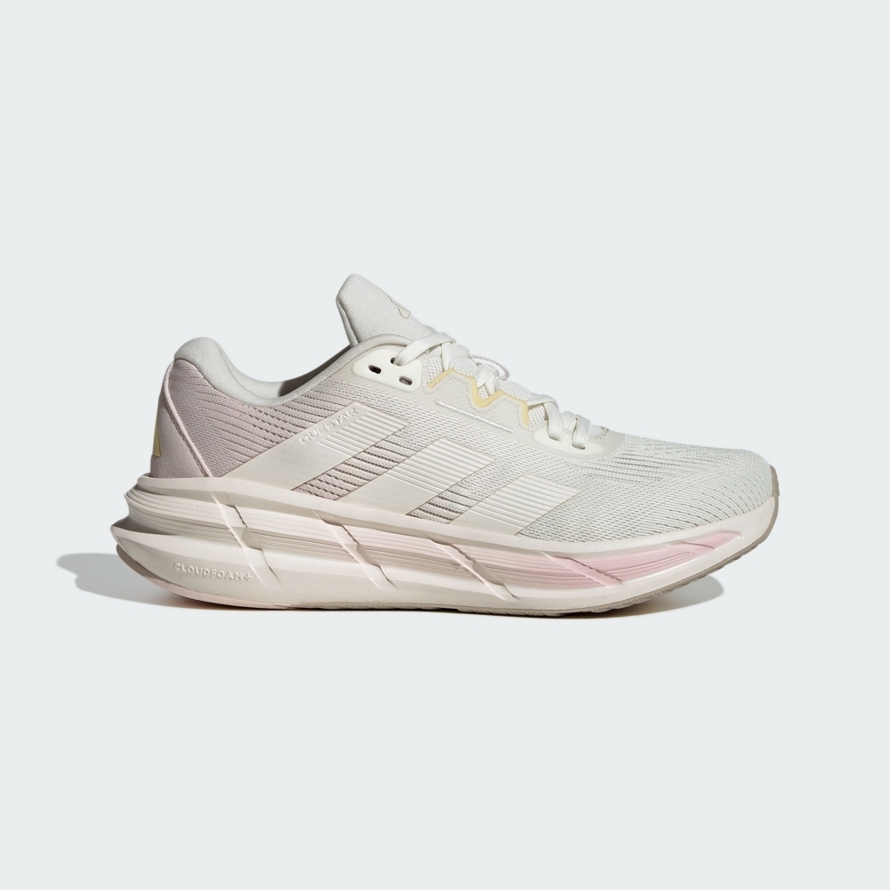 ADIDAS QUESTAR 3 W 女慢跑鞋-米粉灰-ID8741