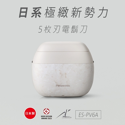 Panasonic國際牌 日本製掌上型5枚刃電鬍刀ES-PV6A