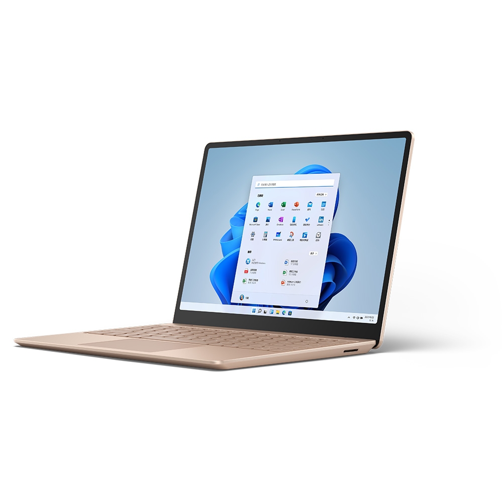 微軟Surface Laptop Go 2 12.4吋輕薄觸控筆電(i5/8G/128G砂岩金