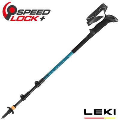【LEKI】Makalu Lite AS 輕量長泡棉握把鋁合金快速扣避震登山杖 (100-135cm/單支販售)/ 65621801S