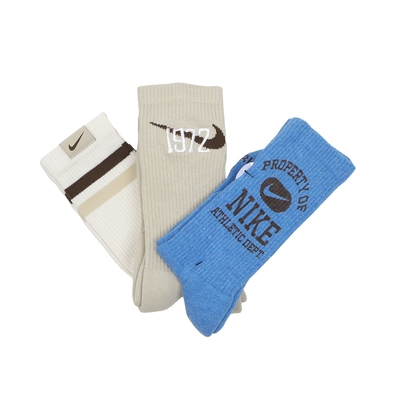 Nike 長襪 Everyday Cushioned Crew Socks 毛圈布 厚底 休閒襪 中筒襪 襪子 FQ0325-901