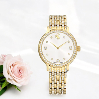 SWAROVSKI 施華洛世奇 Imber 璀璨水晶時尚腕錶 女錶 手錶 禮物-31mm 5718169