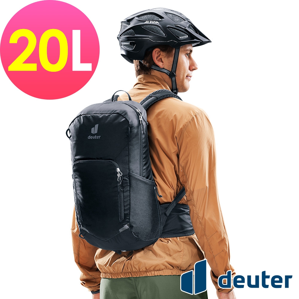 【deuter 德國】Bike I 20L自行車背包3202125黑/透氣/單車包/越野包
