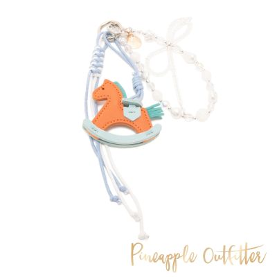 Pineapple Outfitter-星河漫步手作透明串珠流蘇掛飾-橘色