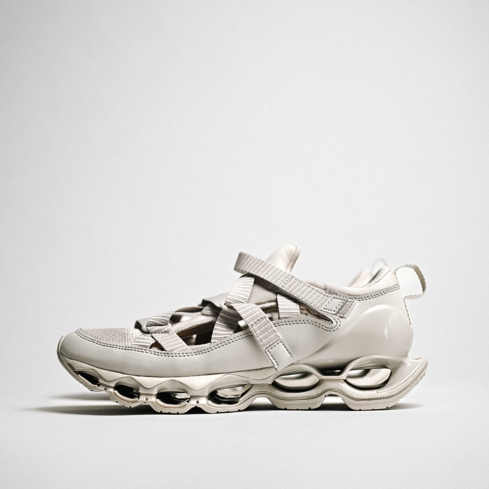 Mizuno Wave Prophecy Strap D1GA251904 男休閒鞋綁帶結構米