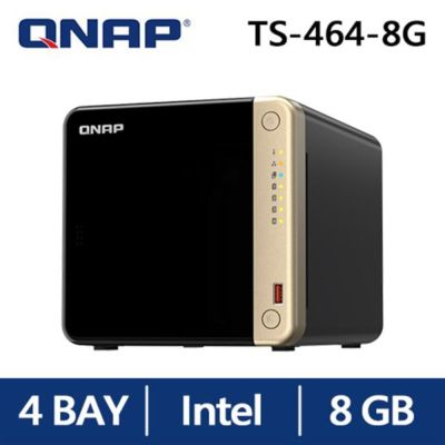 QNAP TS-464-8G 網路儲存伺服器