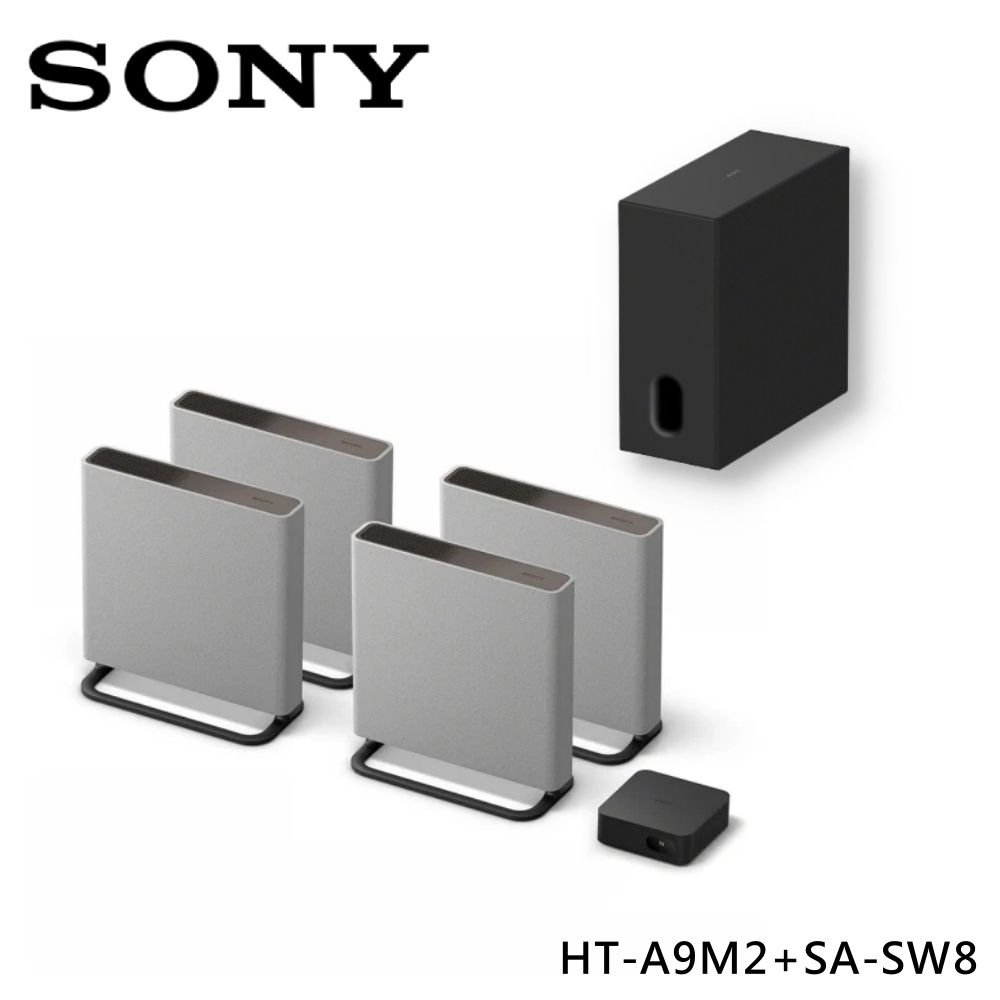 SONY索尼 環繞式家庭劇院組合 聲霸 重低音 原廠公司貨 HT-A9M2+SA-SW8