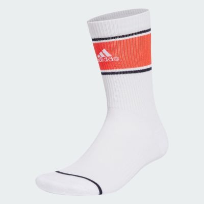 Adidas CRW Spwblock 2P [IW2919] 中筒襪 運動襪 兩雙入 舒適 白橘