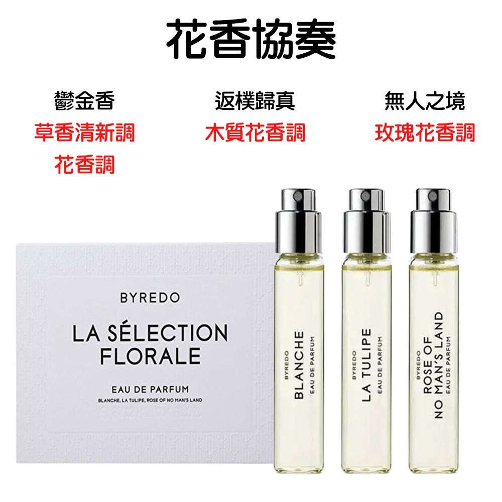 BYREDO】La Selection Florale 淡香精旅行組12mlx3二款任選1件-花香