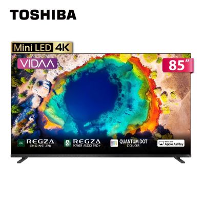 TOSHIBA東芝 REGZA 85型4K 144Hz QD Mini LED VIDAA AirPlay2 智慧顯示器 85Z870NP