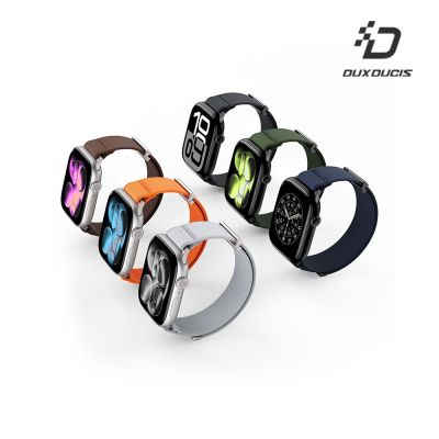DUX DUCIS Apple Watch (38/40/41/42(十代)mm) YM 尼龍編織磁吸錶帶
