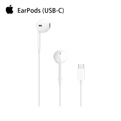 Apple原廠USB-C雙耳線控原廠耳機(MYQY3ZP/A)-白