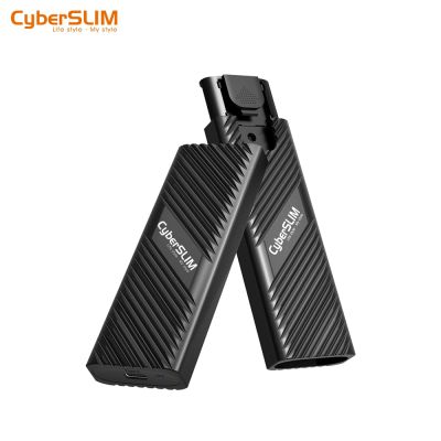 CyberSLIM M2T M.2 NVME SSD硬碟外接盒Type-c 黑色