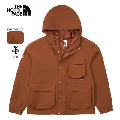 限時首降【The North Face 官方旗艦】北面男款棕色DryVent防水透氣衝鋒衣｜7W7FQHO 外套