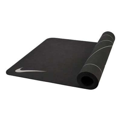 NIKE YOGO MAT 雙面瑜珈墊 運動墊 4MM 黑/海軍藍 N1007517