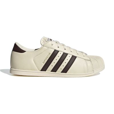 Adidas Superstar Lo Pro W 女鞋 米色 皮革 貝殼頭 薄底鞋 運動 休閒鞋 KK0422