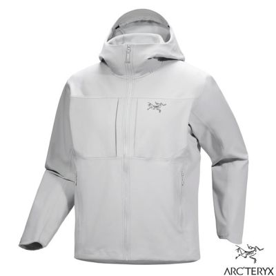 【ARCTERYX 始祖鳥】男 Gamma MX Hoody 防風防潑透氣連帽外套.夾克.風雨衣 X000008485 沈靜灰