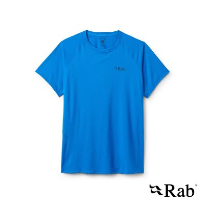 【RAB】Sonic Tee 短袖輕量抗臭排汗衣 男款 瑪雅藍 #QCC55