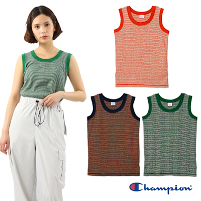 Champion 官方直營-女款 細條紋小背心(3色)