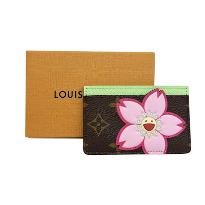 LOUIS VUITTON路易威登 LV Louis Vuitton x MURAKAMI M13429 LV村上隆聯名款櫻花卡片包