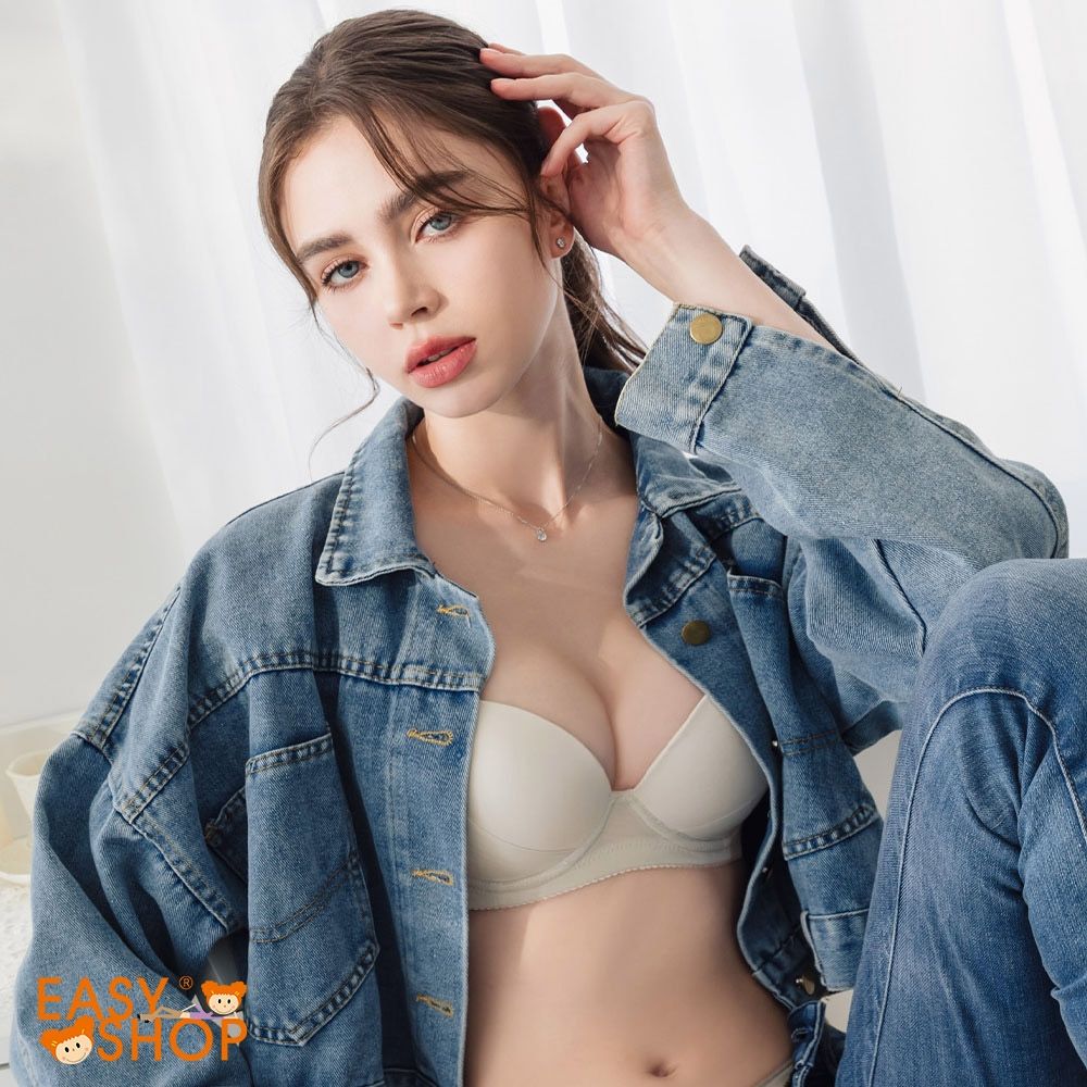 EASY SHOP-好素波-裸感素面無痕好搭內衣-燕麥奶